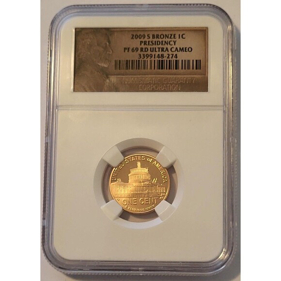 2009 S Lincoln Bicentennial Cent Presidency Proof PF69 RED UC NGC Portrait Label - Picture 1 of 2
